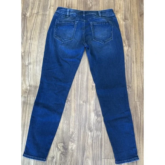 Silver Suki Super Skinny Jeans Women 30 Blue Denim Mid Rise Dark Wash Stretch - Picture 2 of 7